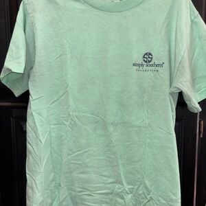 Simply Southern Light Green Tee